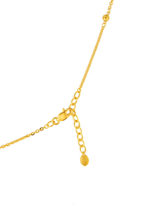 TOMEI Rock'n Love Necklace, Yellow Gold 916