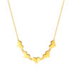 TOMEI Togetherness Heart Necklace, Yellow Gold 916