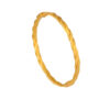 TOMEI Twisted Bangle, Yellow Gold 916