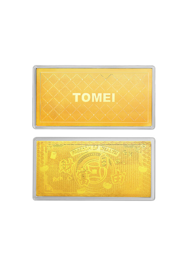 TOMEI Wealth Freedom Gold Wafer 0.5GM, Yellow Gold 999
