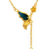 TOMEI x XIFU 【灵蝶】Spiritual Butterfly Necklace, Yellow Gold 999