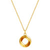 TOMEI x XIFU 【吉鲤】Auspicious Koi Necklace, Yellow Gold 999
