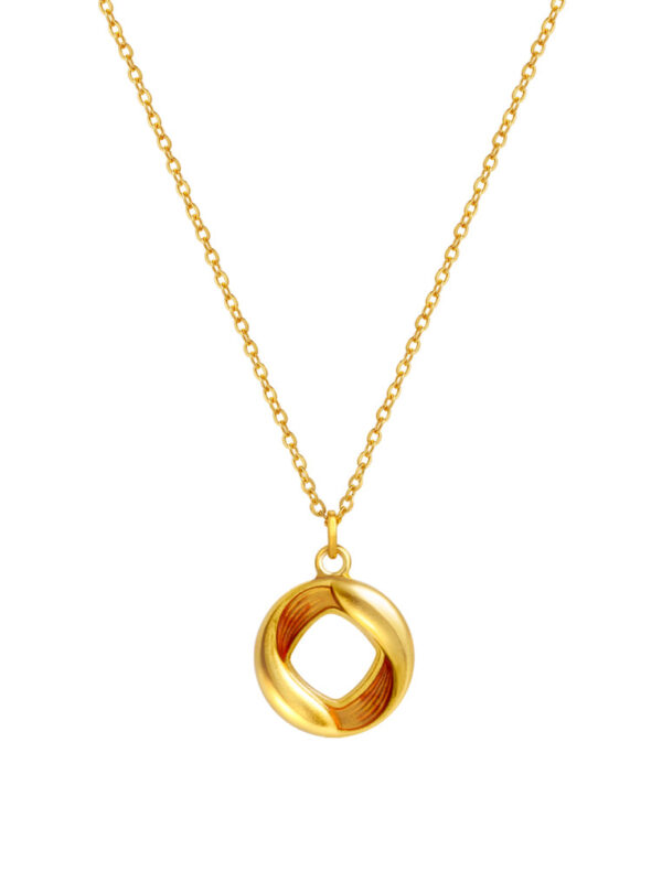 TOMEI x XIFU 【吉鲤】Auspicious Koi Necklace, Yellow Gold 999