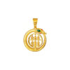 TOMEI Turn Of Fortune Pendant, Yellow Gold 916