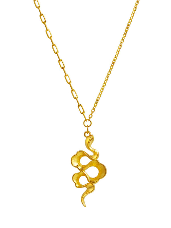 TOMEI x XIFU 【万物有灵】The Essence Of Nature Necklace, Yellow Gold 999