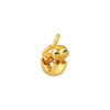 TOMEI Snake Hatching Pendant, Yellow Gold 916
