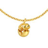 TOMEI Snake Hatching Pendant, Yellow Gold 916