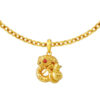 TOMEI Snake with Money Bag Pendant, Yellow Gold 916
