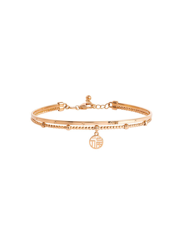 TOMEI Rouge Collection Fu-Zi Bangle, Rose Gold 750