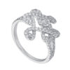 TOMEI Ruyi Knot Diamond Ring, White Gold 750