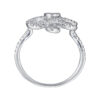 TOMEI Ruyi Knot Diamond Ring, White Gold 750