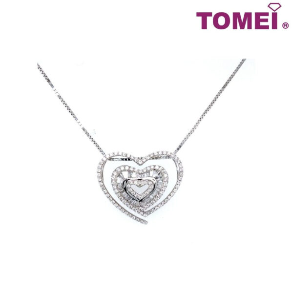 TOMEI Profusion of Bedazzlement in Splendour Diamond Pendant | White Gold 750 (DP0024087)
