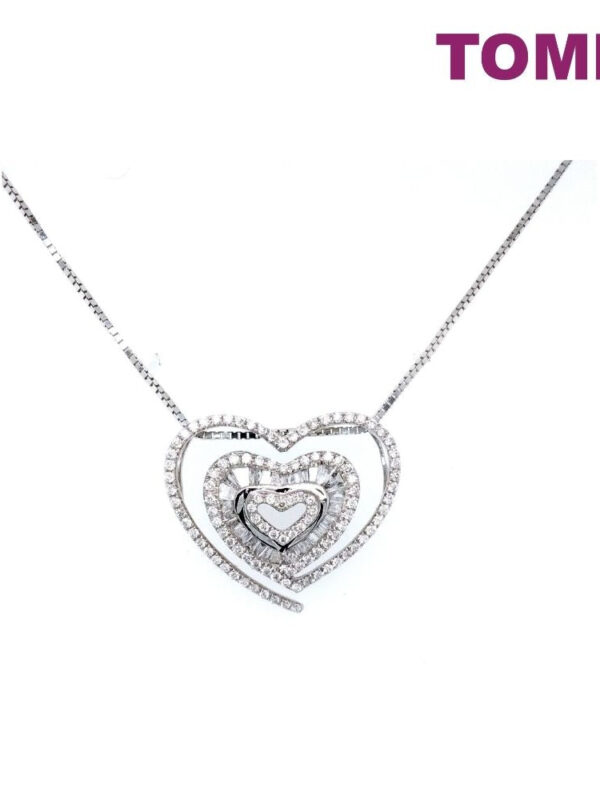 TOMEI Profusion of Bedazzlement in Splendour Diamond Pendant | White Gold 750 (DP0024087)