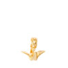 TOMEI [Online Exclusive] Origami Crane Blessings Charm, Yellow Gold 916