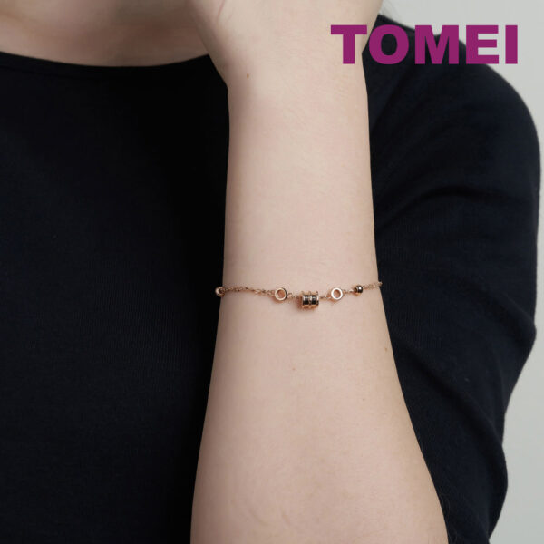 TOMEI Rouge Collection Bracelet, Rose Gold 750