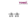 TOMEI Splendour in Floriate Elegance  Earrings, White Gold 585