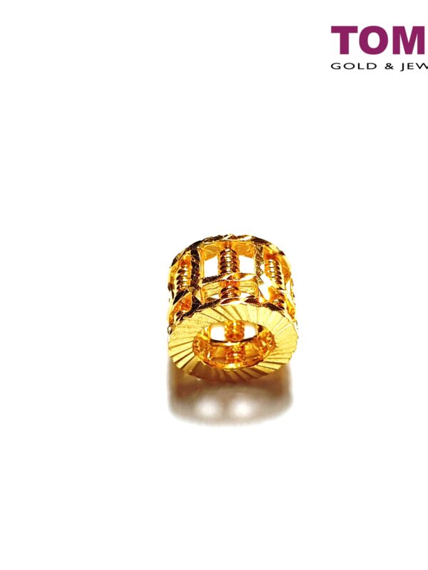 TOMEI Rolling Wealth Abacus Pendant, Yellow Gold 916