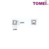 TOMEI Quadrated with Spellbound Effulgence Earrings, Diamond White Gold 750