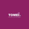 TOMEI Ribbon with Joyful Vibes Charm, White Gold 585 (P5528)