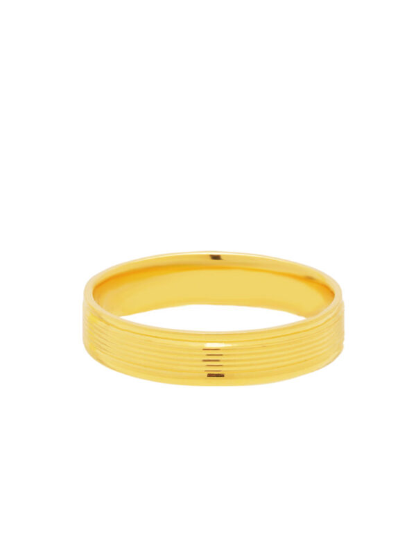 TOMEI Solace Fit Ring, Yellow Gold 916