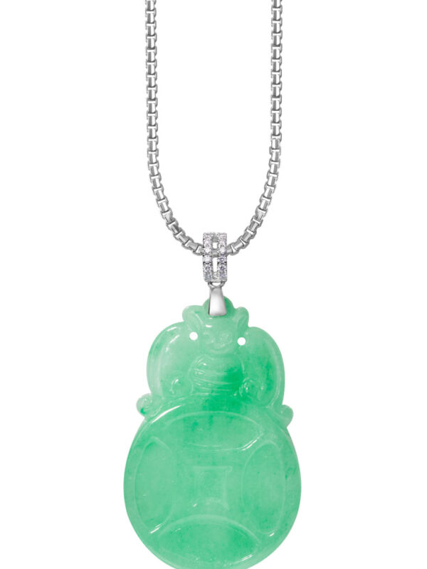 TOMEI 福在眼前 Jade of Prosperity, White Gold 750