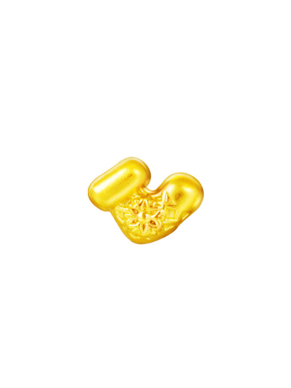 TOMEI Chomel Collection Sock Charm, Yellow Gold 999