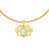TOMEI Ru Yi Jade Pendant, Yellow Gold 916