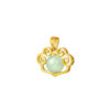 TOMEI Ru Yi Jade Pendant, Yellow Gold 916