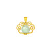 TOMEI Ru Yi Jade Pendant, Yellow Gold 916