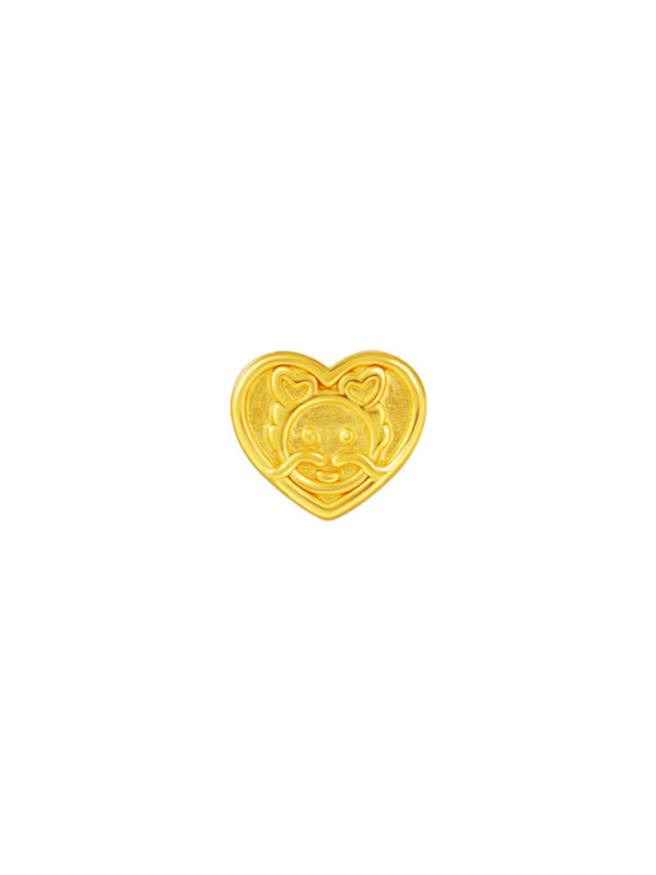 TOMEI Chomel Collection Dragon Charm, Yellow Gold 999