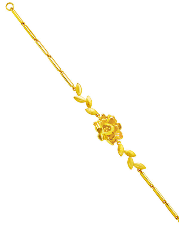 TOMEI The Peony Bracelet, Yellow Gold 916