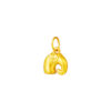 TOMEI Elephant Trunk Pendant, Yellow Gold 999