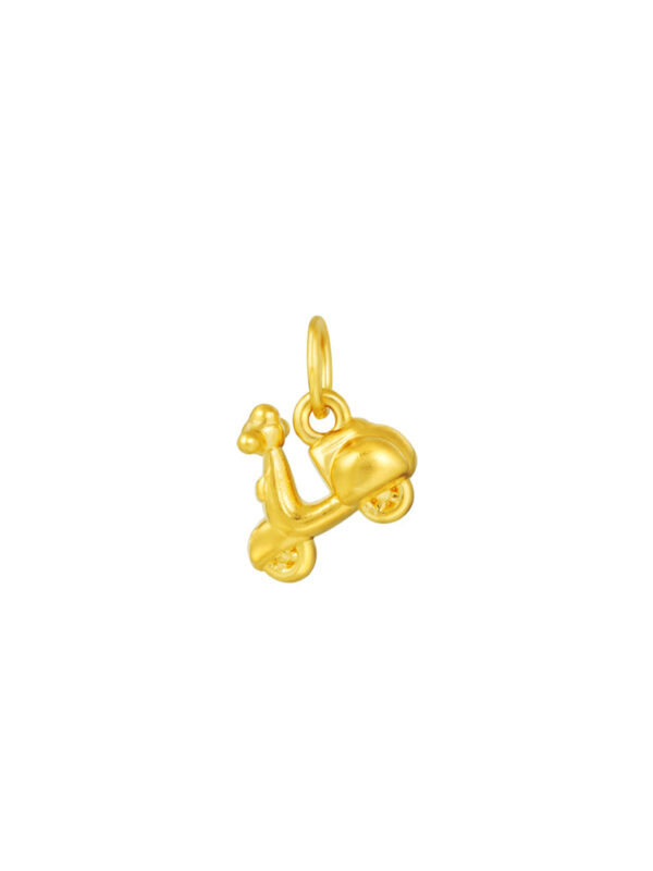 TOMEI Scooter Pendant, Yellow Gold 999
