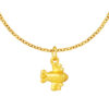 TOMEI Airplane Pendant, Yellow Gold 999