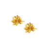 TOMEI The Peony Earrings, Yellow Gold 916