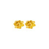 TOMEI The Peony Earrings, Yellow Gold 916