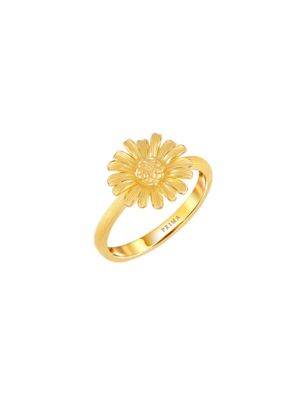 TOMEI X Prima Gold Daisy Collection, Ring Yellow Gold 999