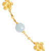 TOMEI The Flower Jade Bracelet, Yellow Gold 916