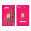 [Tomei Exclusive] KLCC Twin Towers Gold Bar | 1 Gram | Fine Gold 9999