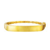 TOMEI Sri Puteri Classic Infused Bangle, Yellow Gold 916