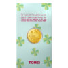 TOMEI Good Luck Gold Wafer 0.2G, Yellow Gold 9999