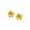 TOMEI X Prima Gold Flower Set Earrings, Yellow Gold 999