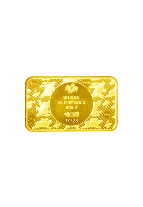 TOMEI x PAMP Coca-Cola® Colar Bear Gold Bar I 5GM I Fine Gold 9999