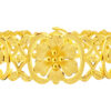 TOMEI X Prima Gold Flower Set Bangle, Yellow Gold 999
