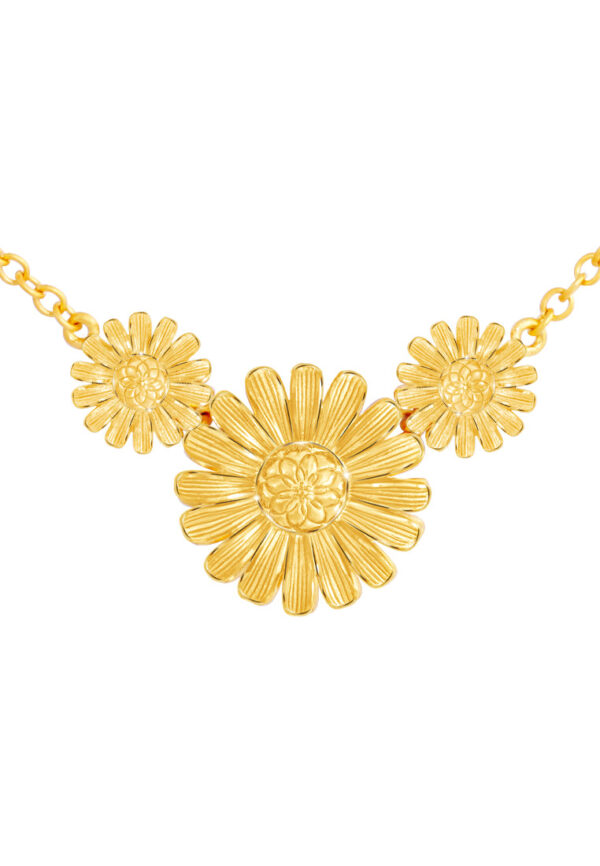 TOMEI X Prima Gold Daisy Collection, Necklace Yellow Gold 999