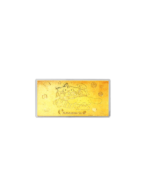 TOMEI x Sanrio Cinnamoroll I Love Chocolate Gold Wafer 0.50G I Fine Gold 9999