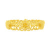 TOMEI X Prima Gold Flower Set Bangle, Yellow Gold 999
