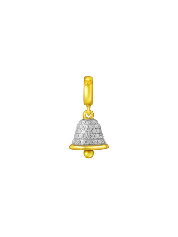 TOMEI Chomel Collection Bell Charm, Yellow Gold 916