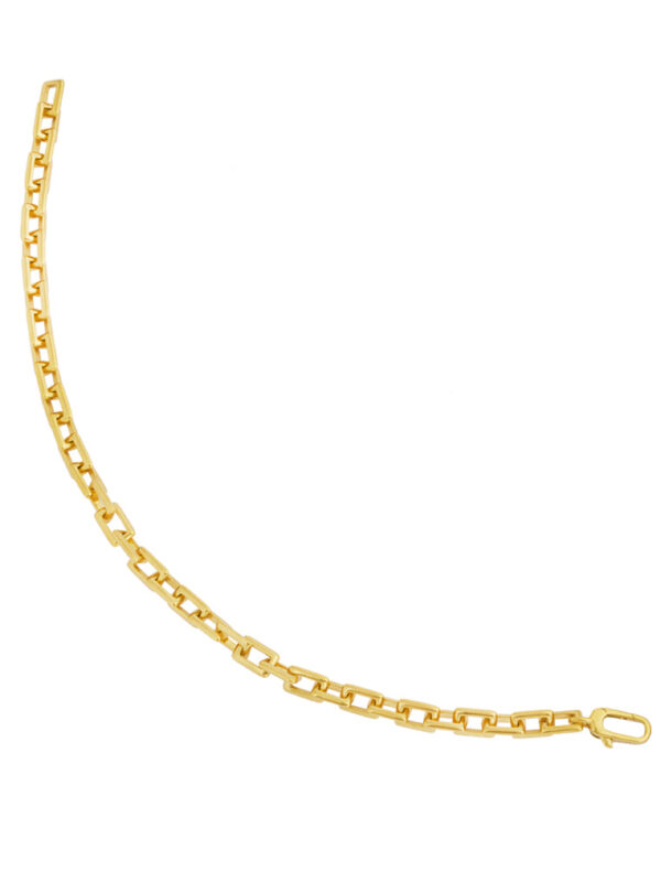 TOMEI Rectangular Chain Bracelet, Yellow Gold 916