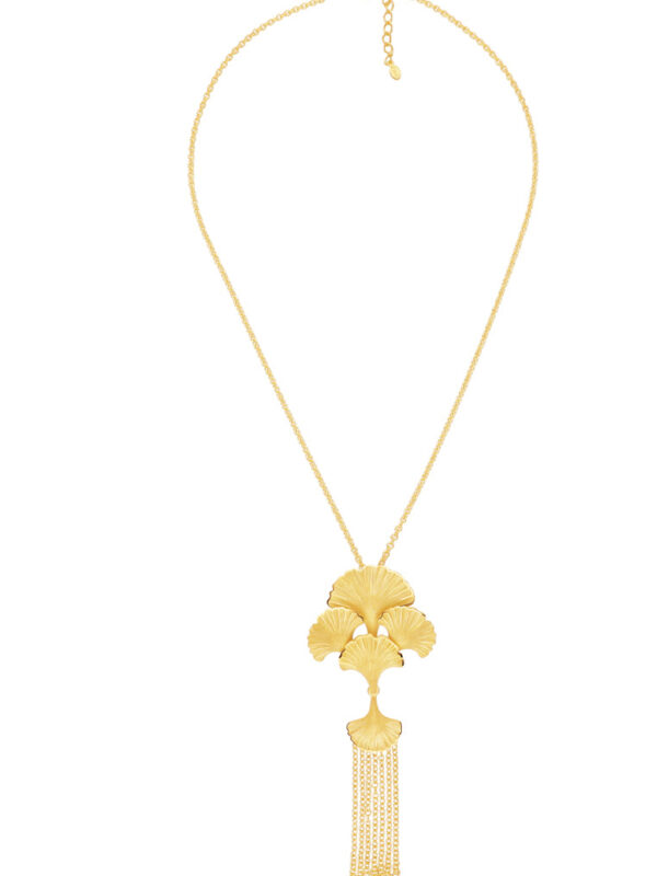 TOMEI X Prima Gold Ginkyo Collection Necklace, Yellow Gold 999